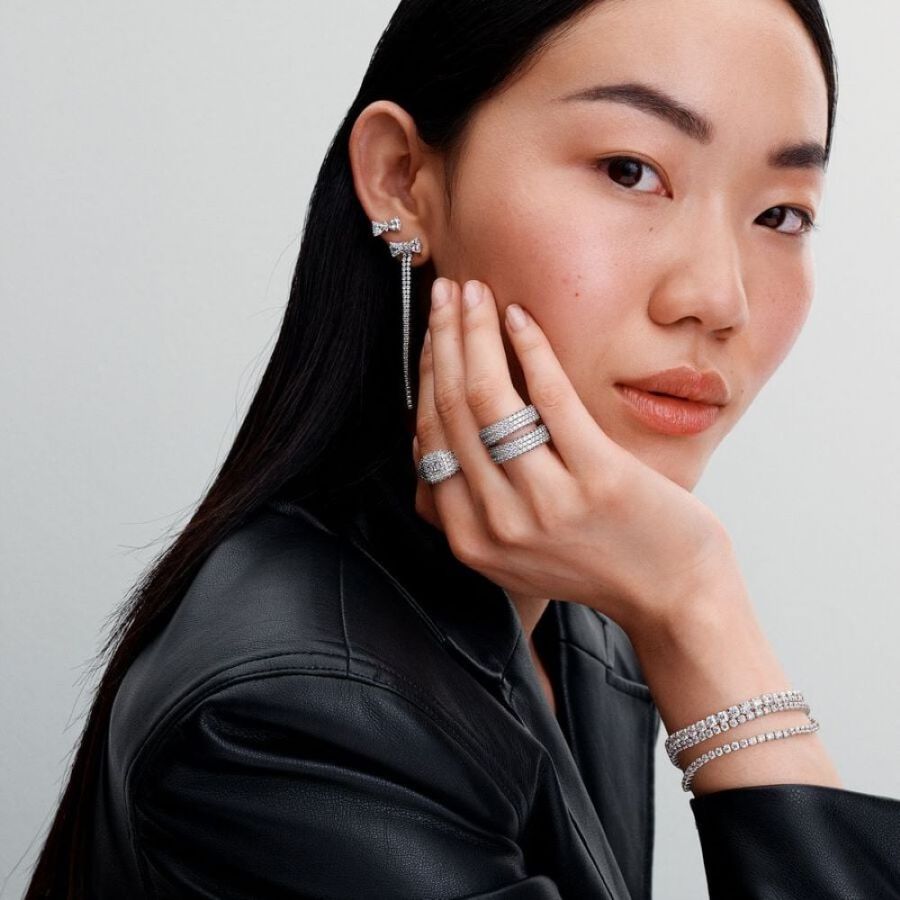 Pandora Sparkling Bold Tennis Bracelet - Image 3