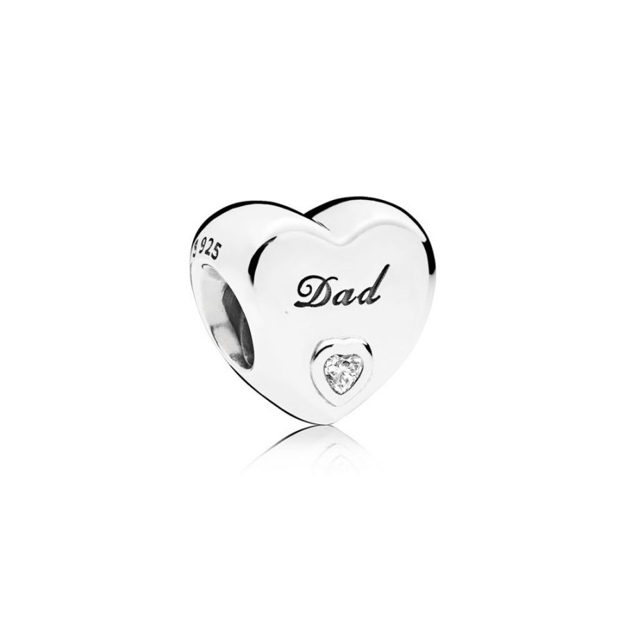 Pandora Dad Heart Charm