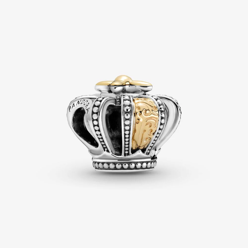 Pandora Two-tone Regal Crown Charm