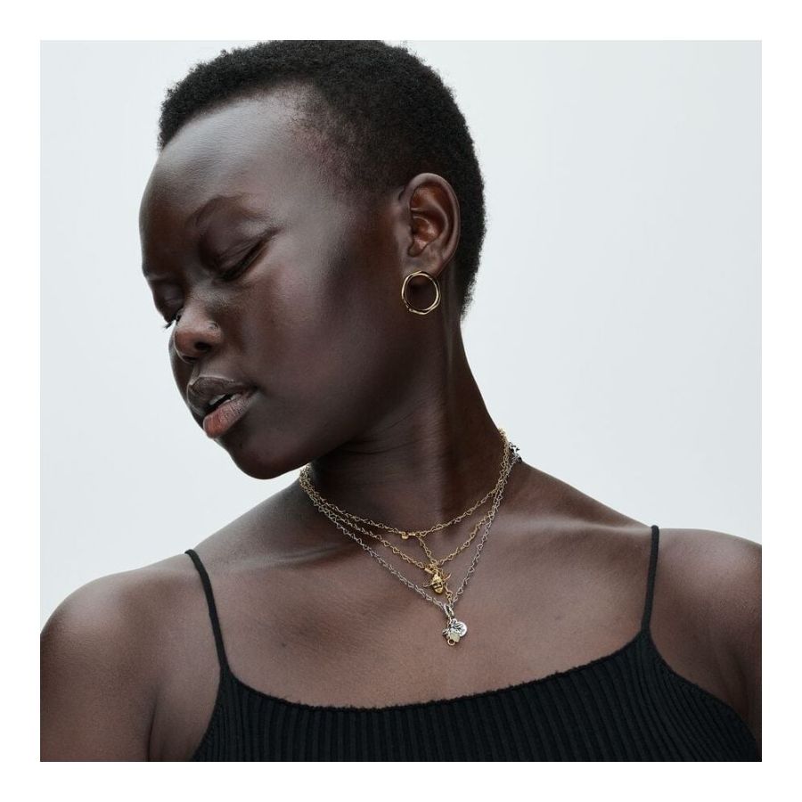 Pandora Linked Hearts Collier Necklace - Image 3