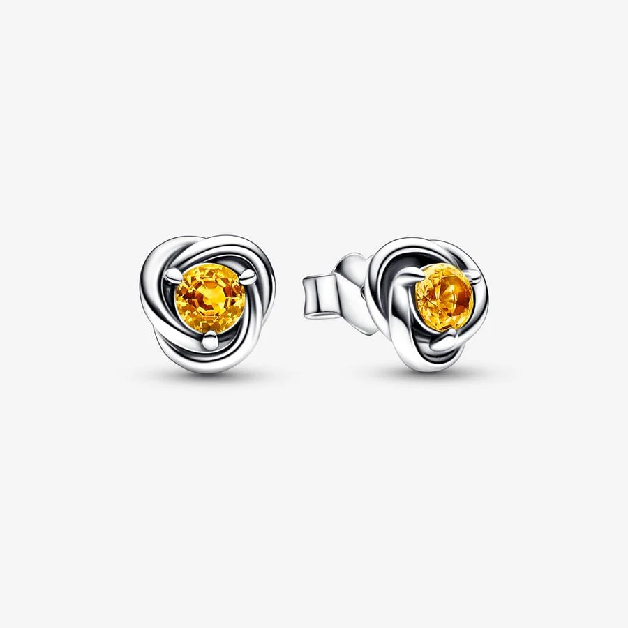 Pandora Eternity Circle Stud Earrings | November Honey