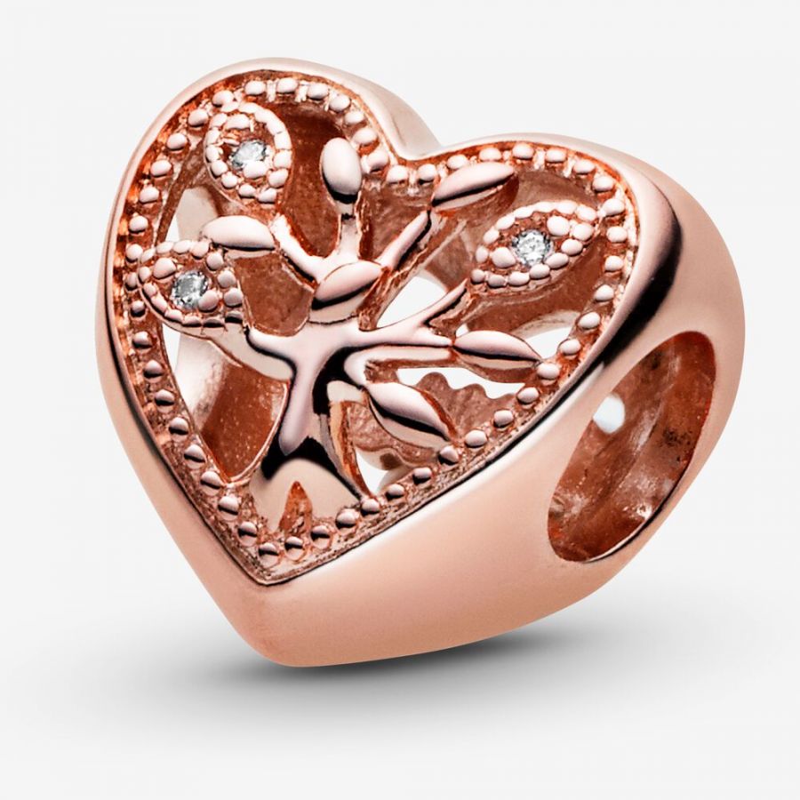 Pandora Openwork Family Tree Heart Charm - Image 4