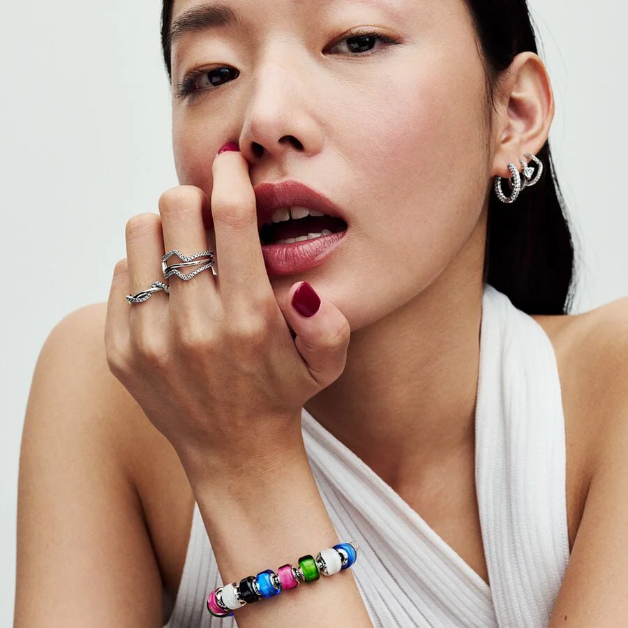 Pandora Polished Wave Ring - Image 4