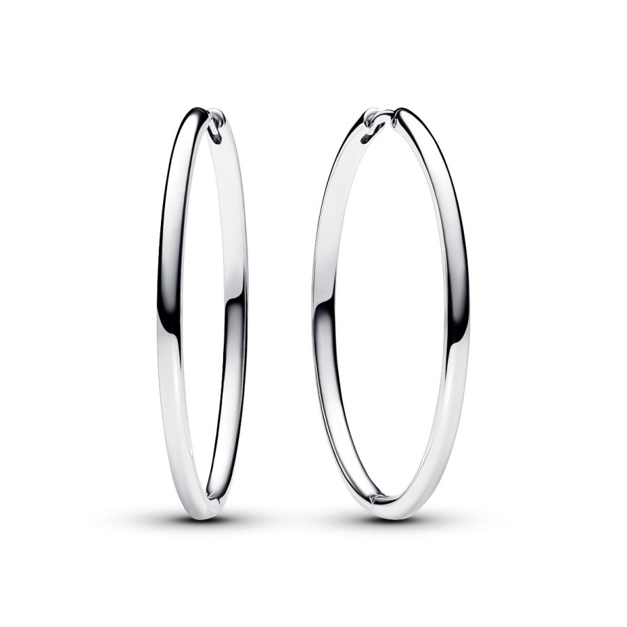 Pandora 40 mm Charm Hoop Earrings