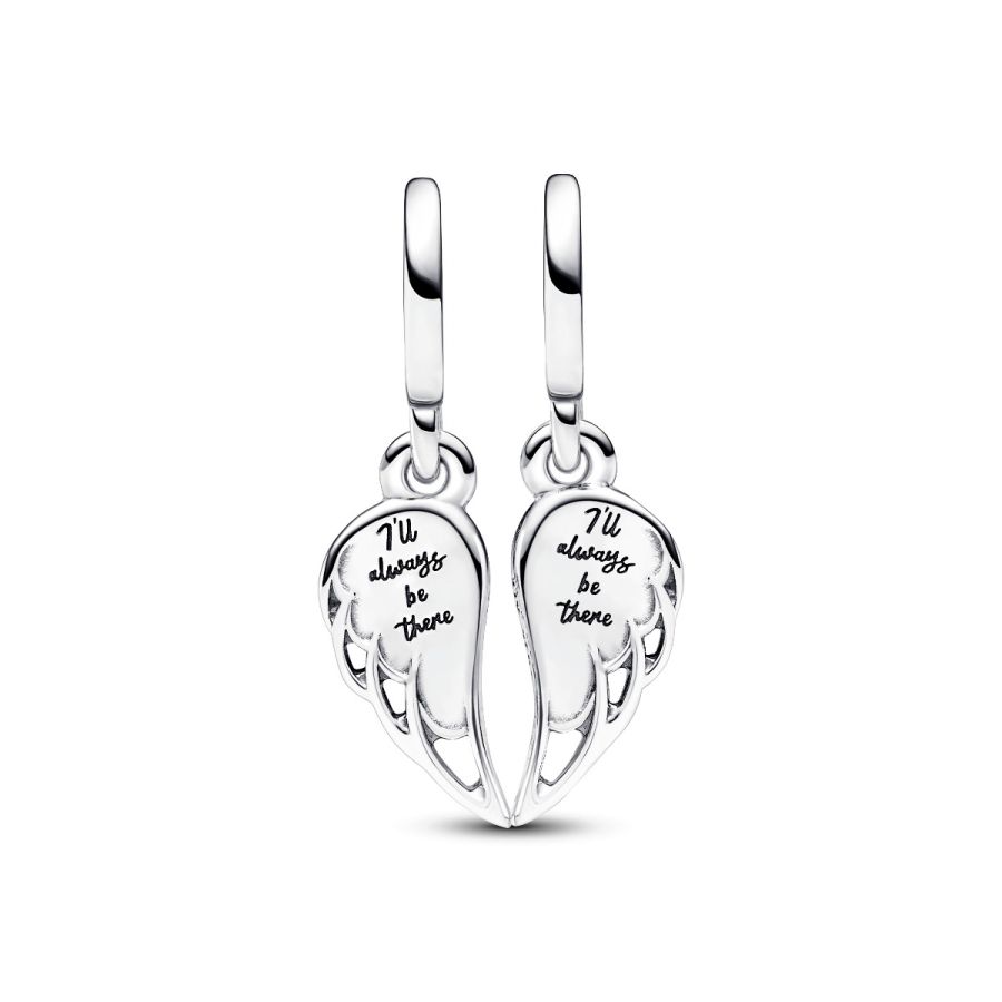 Pandora Sparkling Splitable Angel Wings Dangle Charm - Image 4