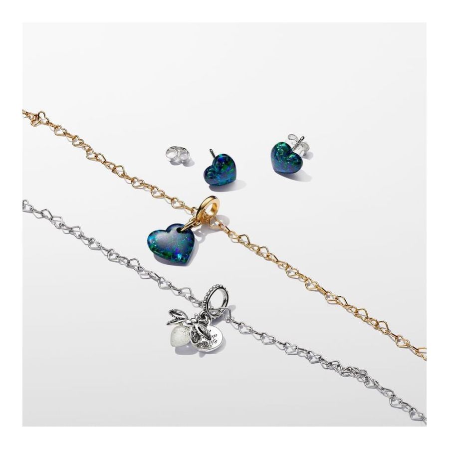 Pandora Linked Hearts Collier Necklace - Image 4