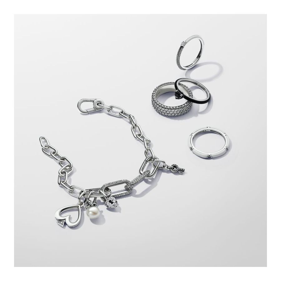 Pandora Keyhole Heart Mini Dangle Charm - Image 5