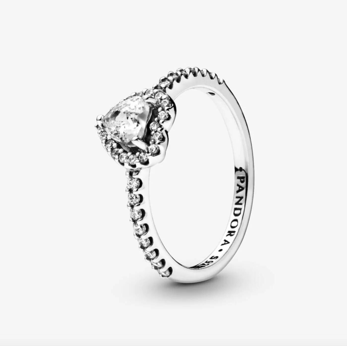 Pandora Elevated Heart Ring