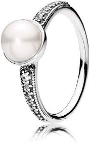 Pandora Elegant Beauty Pearl Ring