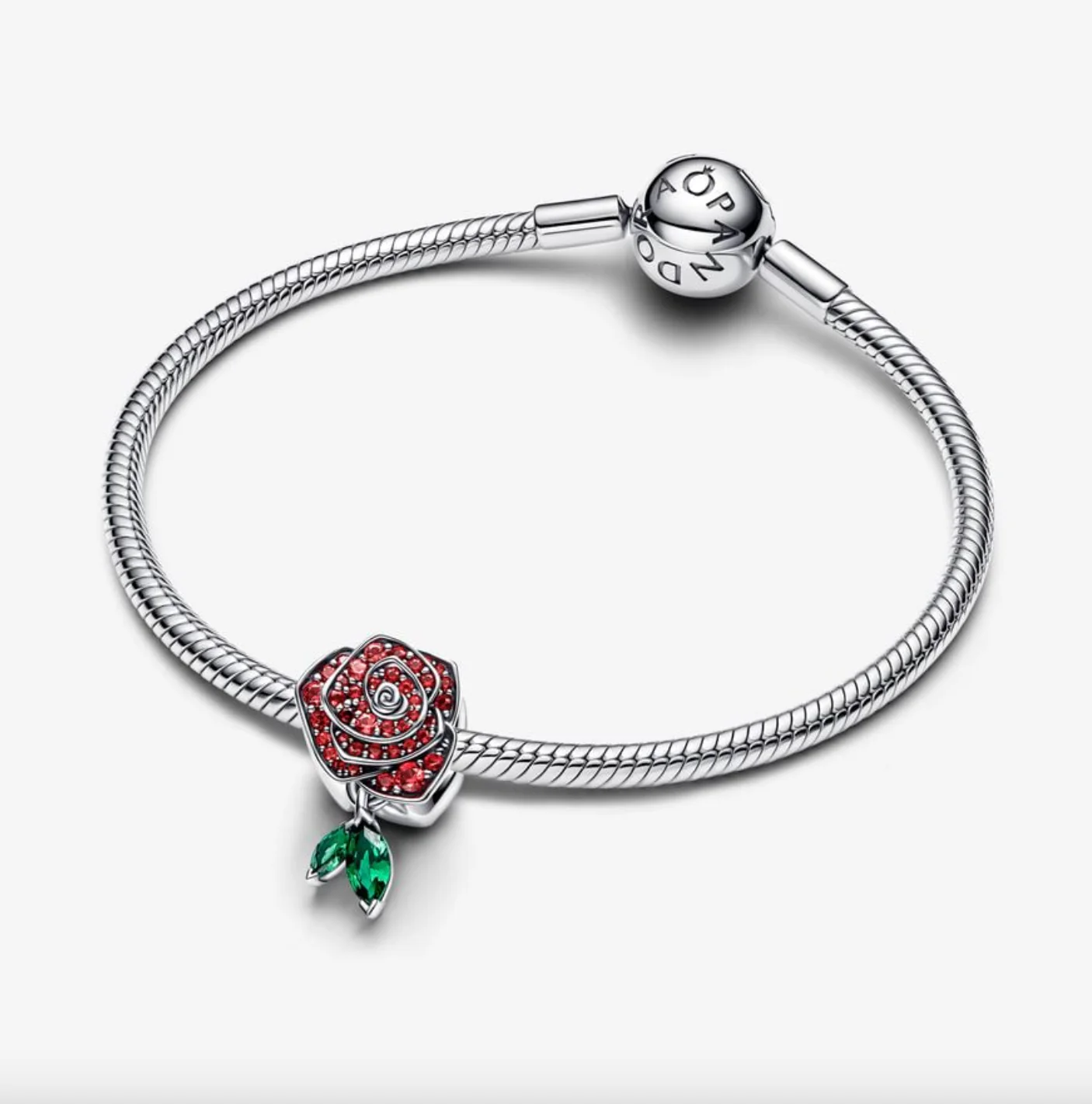Pandora Sparkling Rose in Bloom Charm - Image 3
