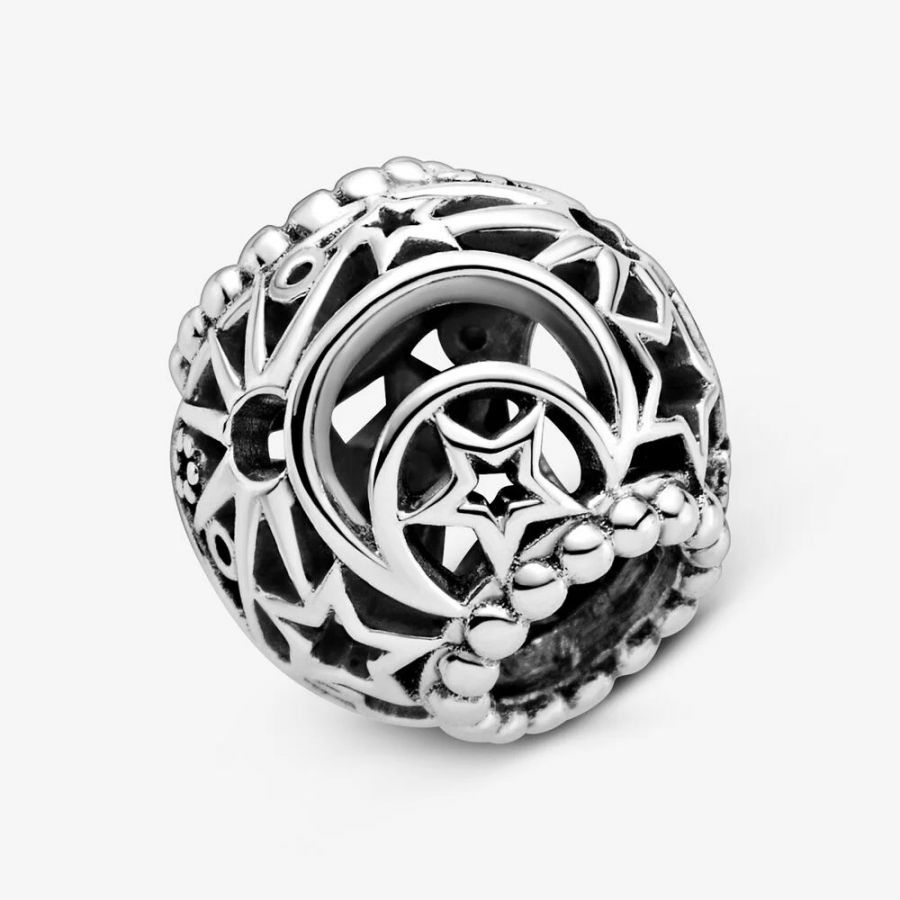 Pandora Openwork Sun, Stars & Moon Bead - Image 5