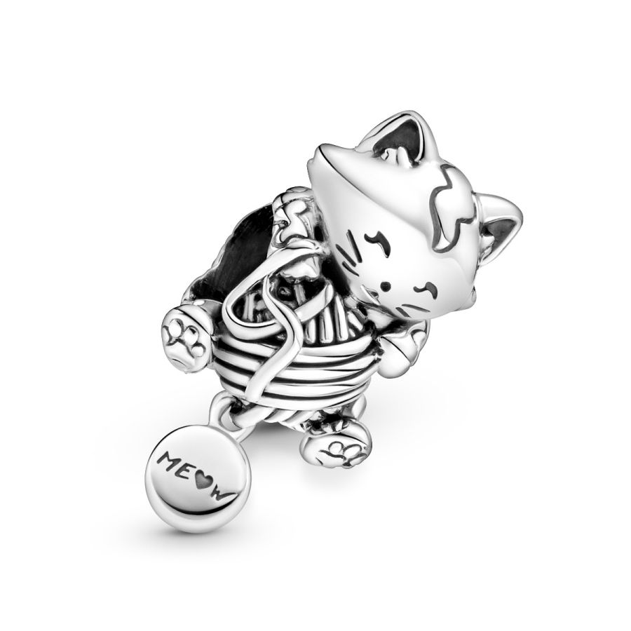 Pandora Kitten & Yarn Ball Charm - Image 7