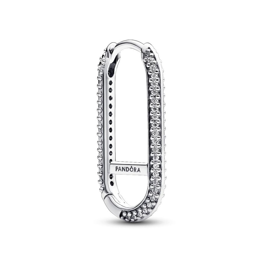 Pandora Extended Pavé Link Single Earring