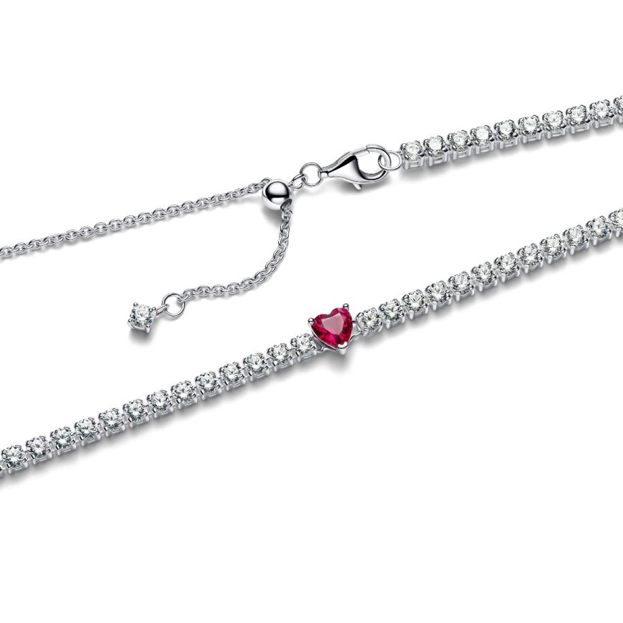 Pandora Halo Heart Choker - Image 3