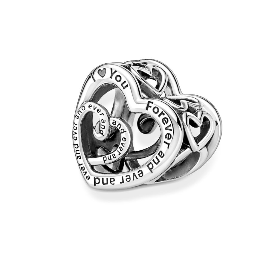 Pandora Entwined Infinite Hearts Charm - Image 6