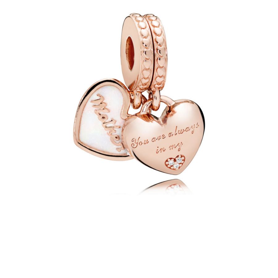 Pandora Mother & Daughter Hearts Rose