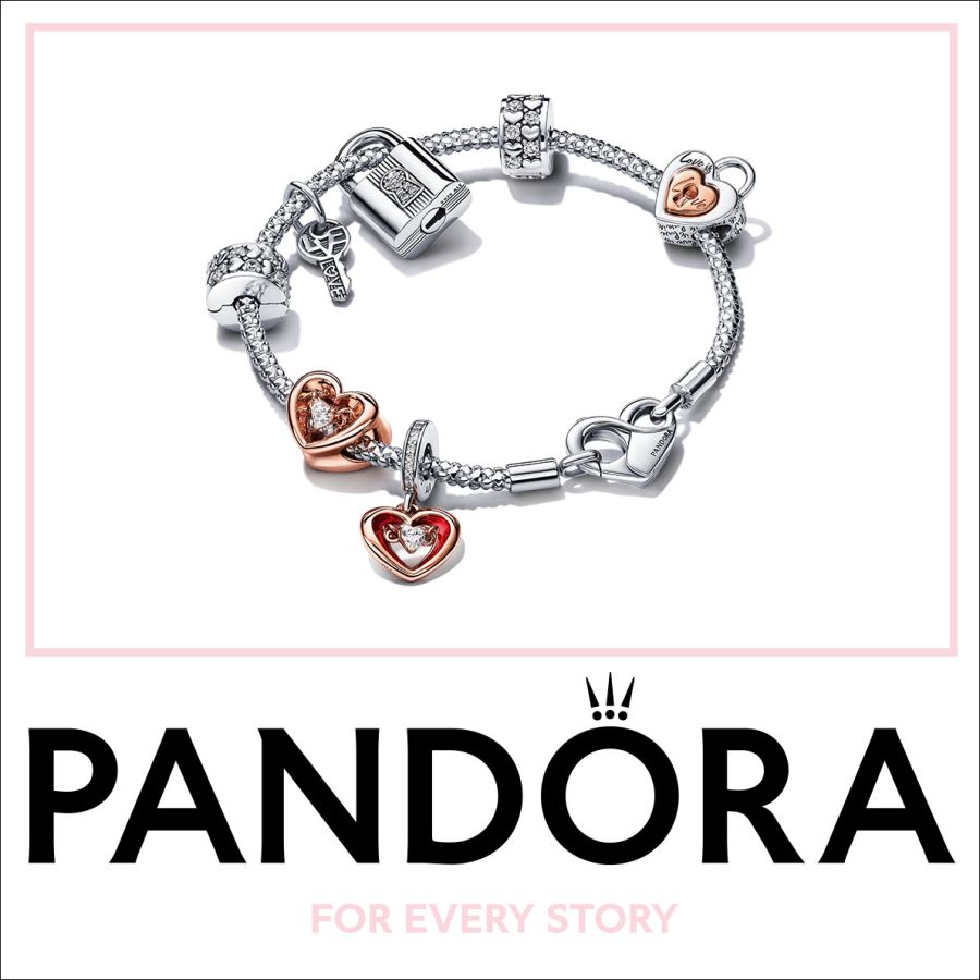 Pandora Four-Leaf Clover Friendship Double Dangle Charm - Image 7