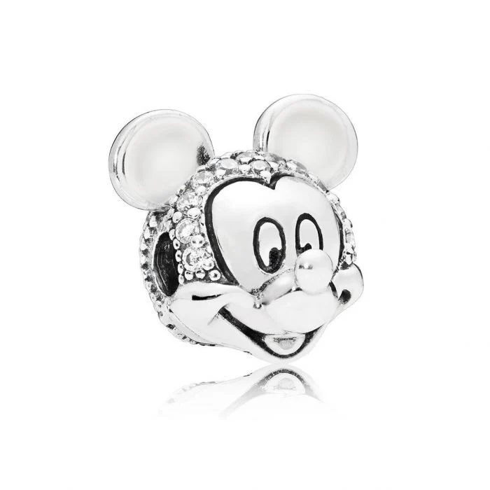 Pandora Shimmering Mickey Clip