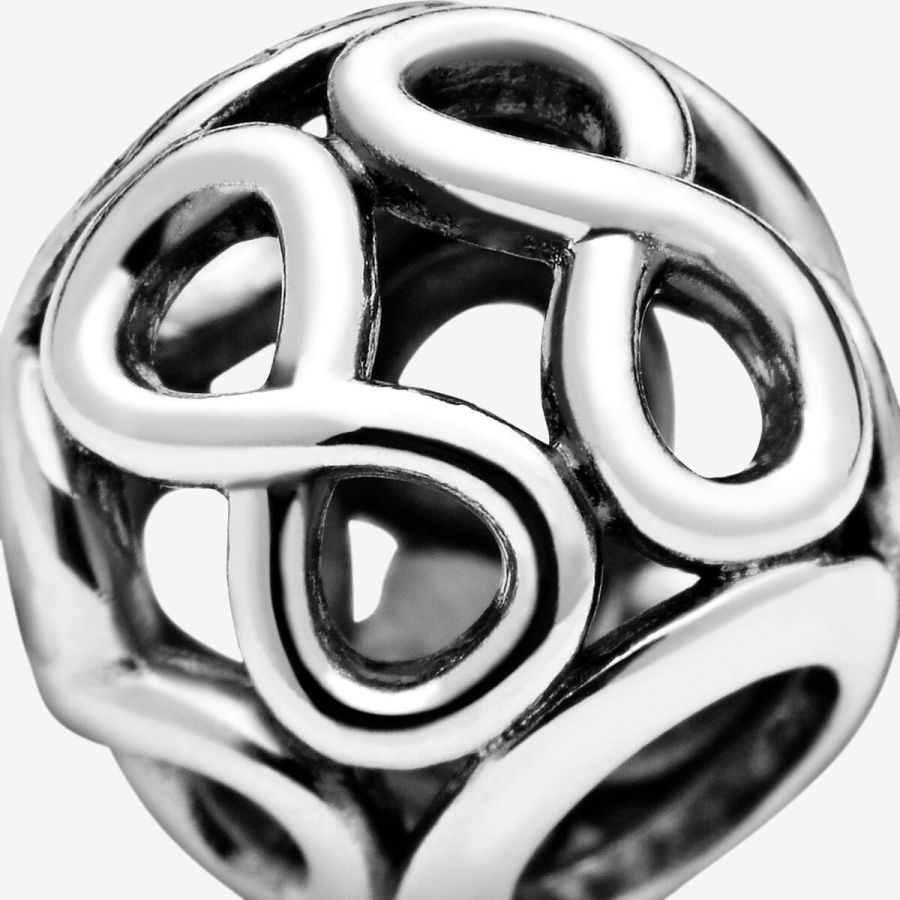 Pandora Openwork Infinity Charm - Image 7