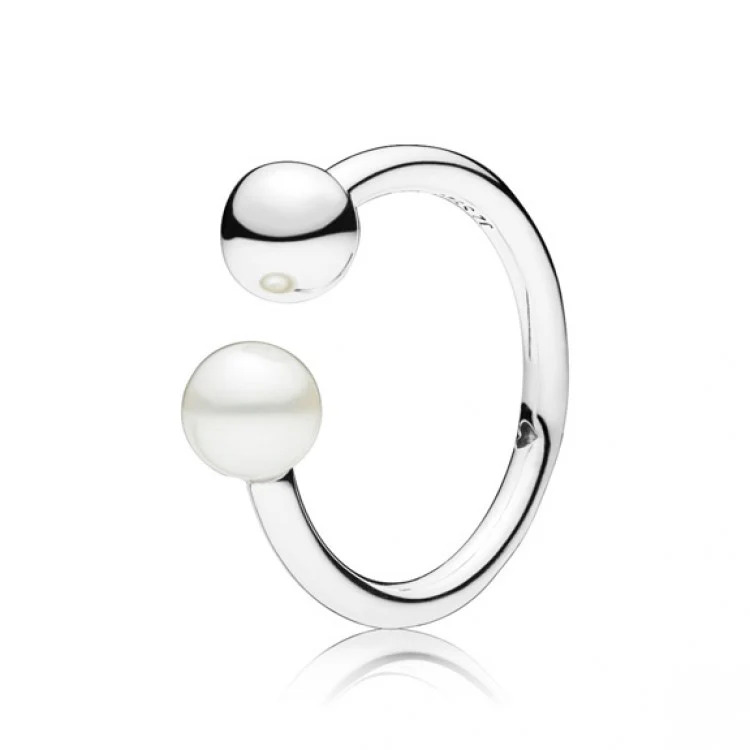 Pandora Contemporary Pearl, Cultured Freshwater Pearl Ring