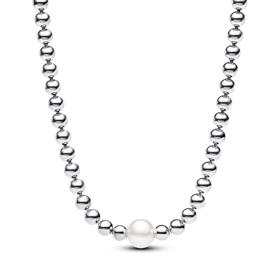 Pandora Treated Freshwater Cultured Pearl & Beads Collier Necklace