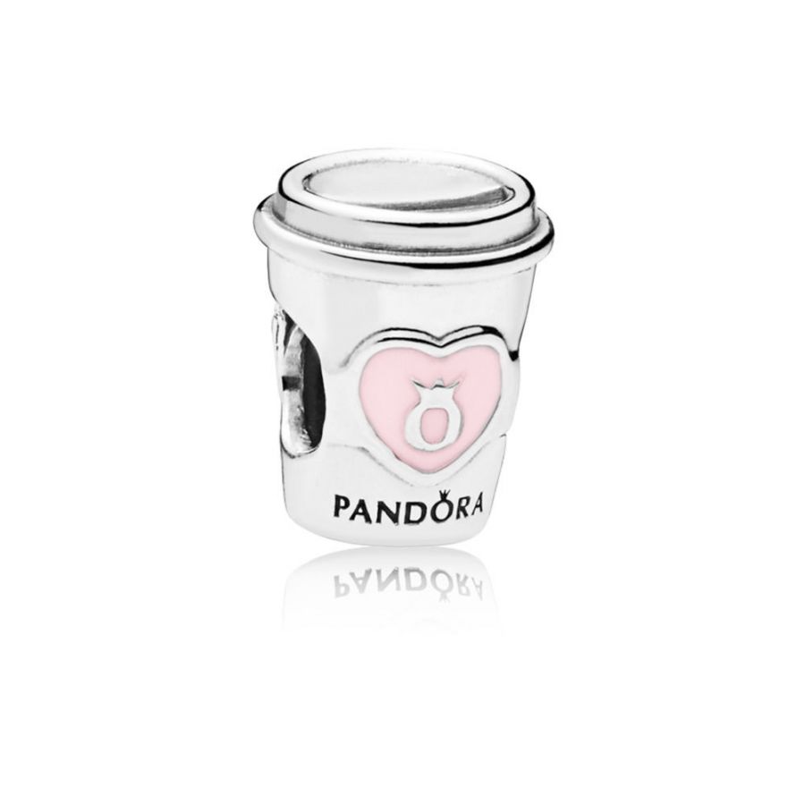 Pandora Take a Break Coffee Cup Charm