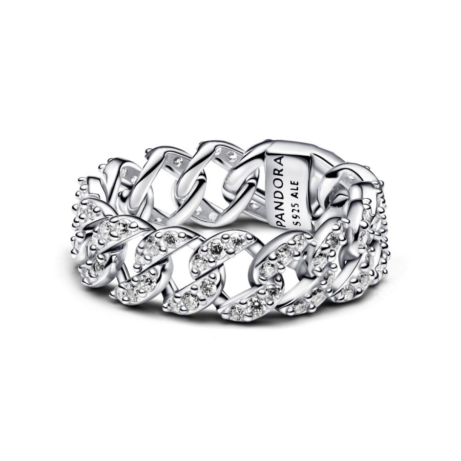 Pandora Pavé Cuban Chain Ring - Image 4