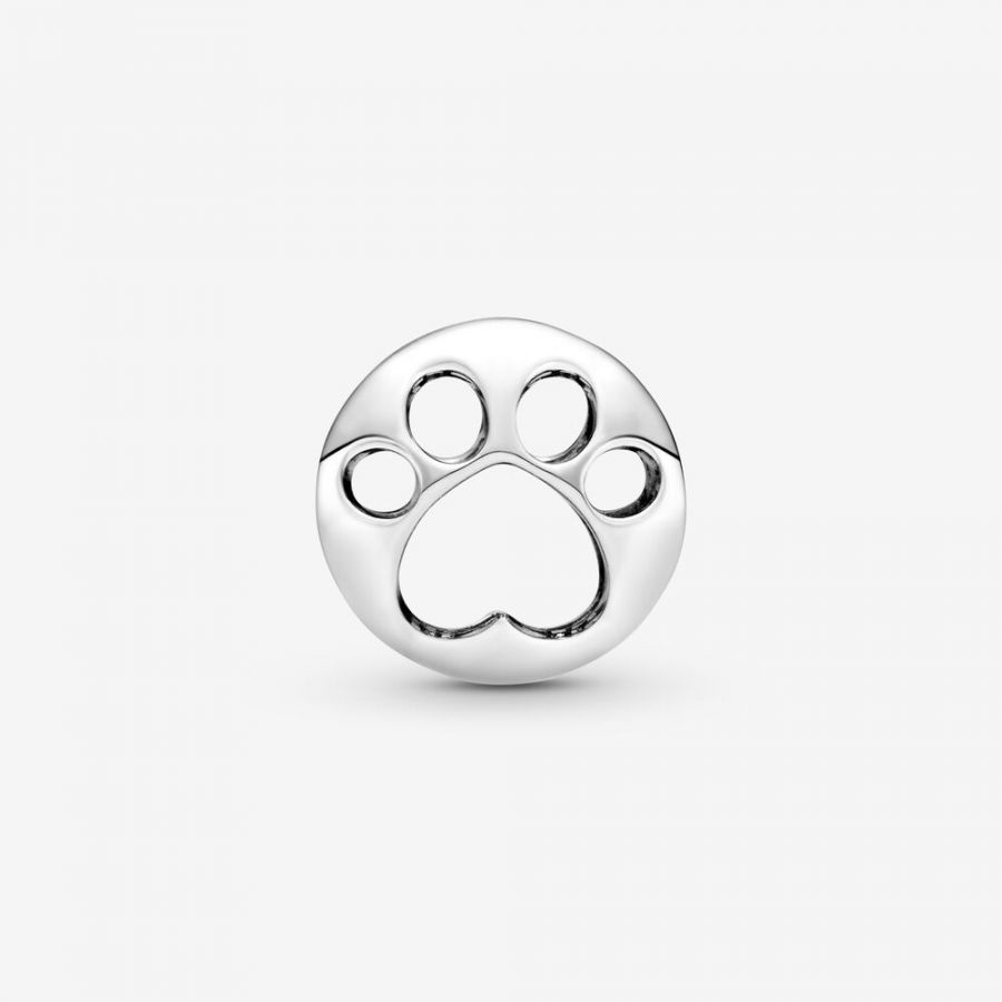 Pandora Openwork Pawprint Charm - Image 4