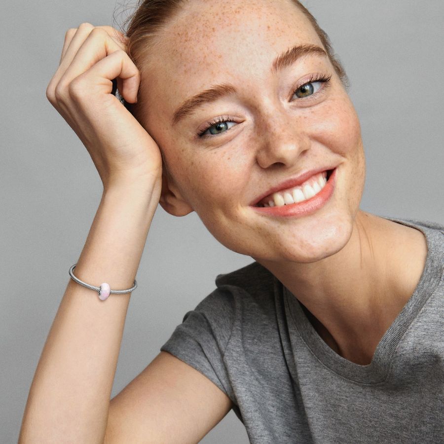 Pandora Opalescent Pink Charm - Image 3