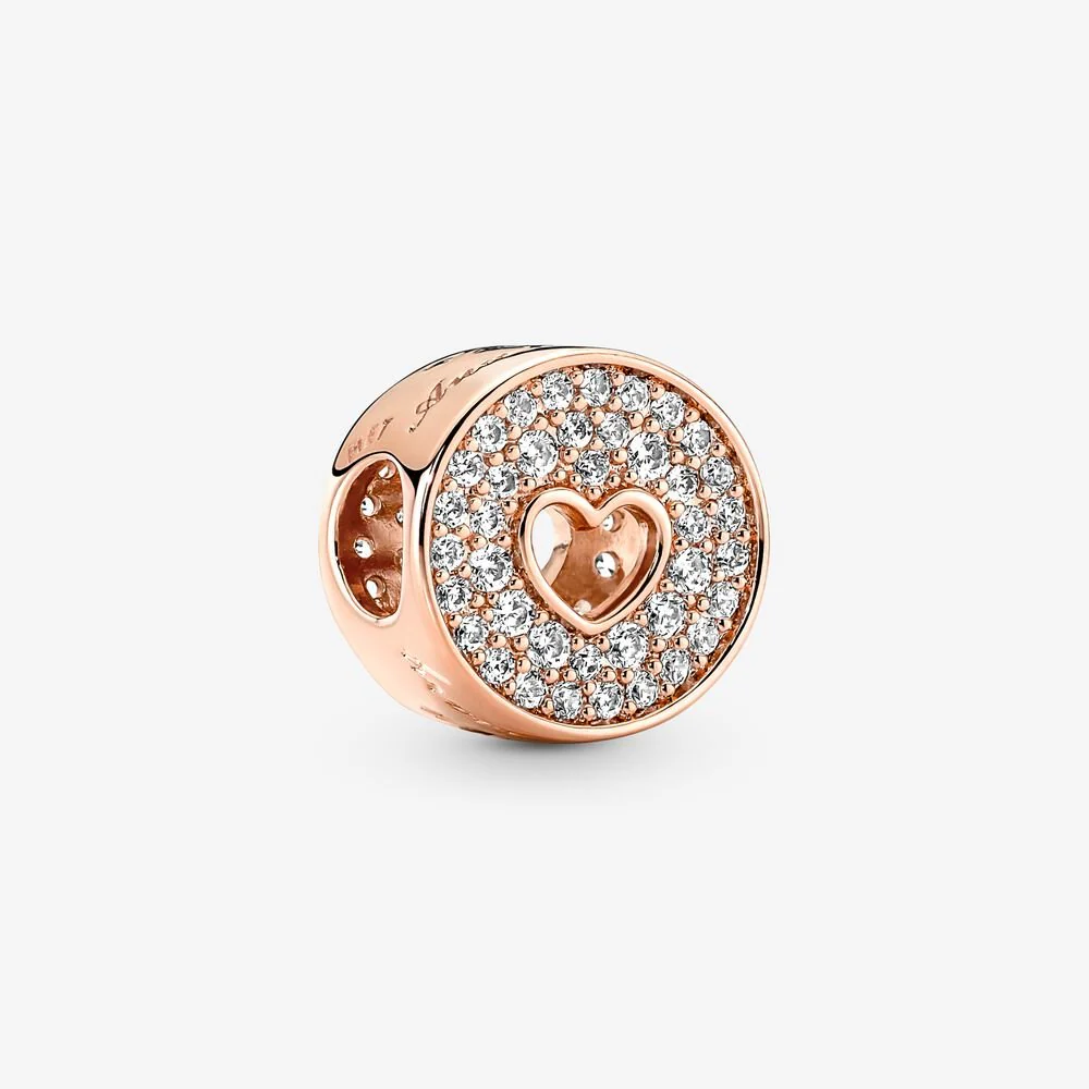 Pandora Pavé & Heart Anniversary Charm
