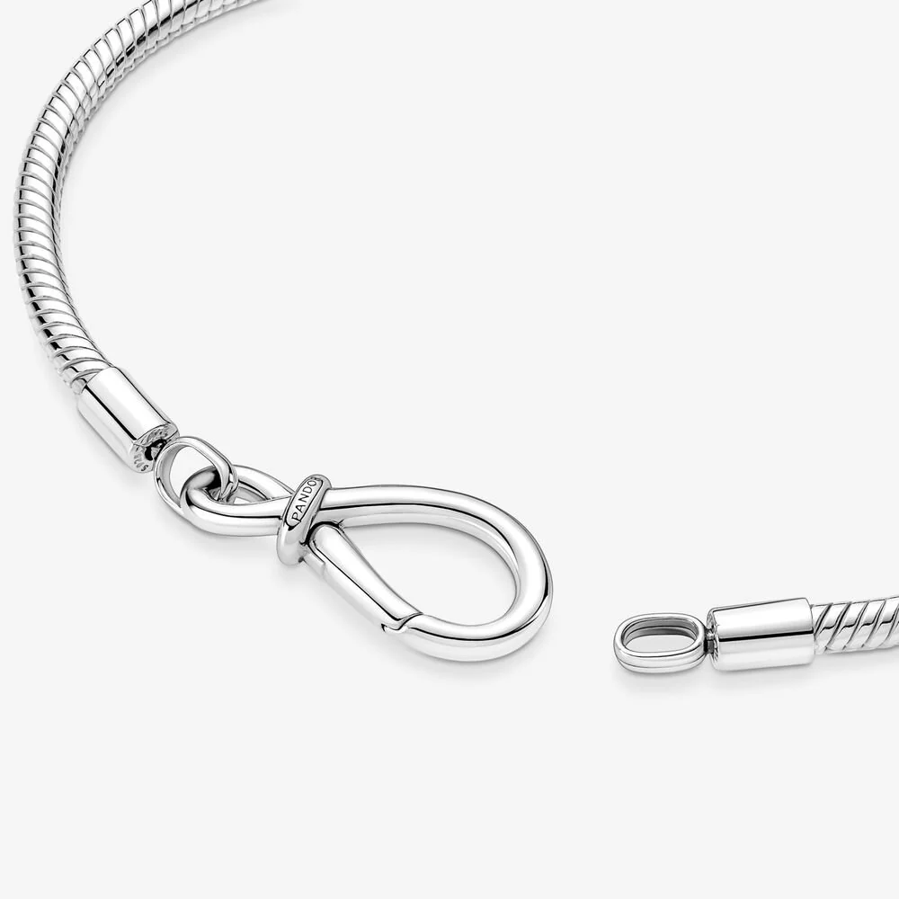 Pandora Infinity Knot Snake Chain Bracelet - Image 3