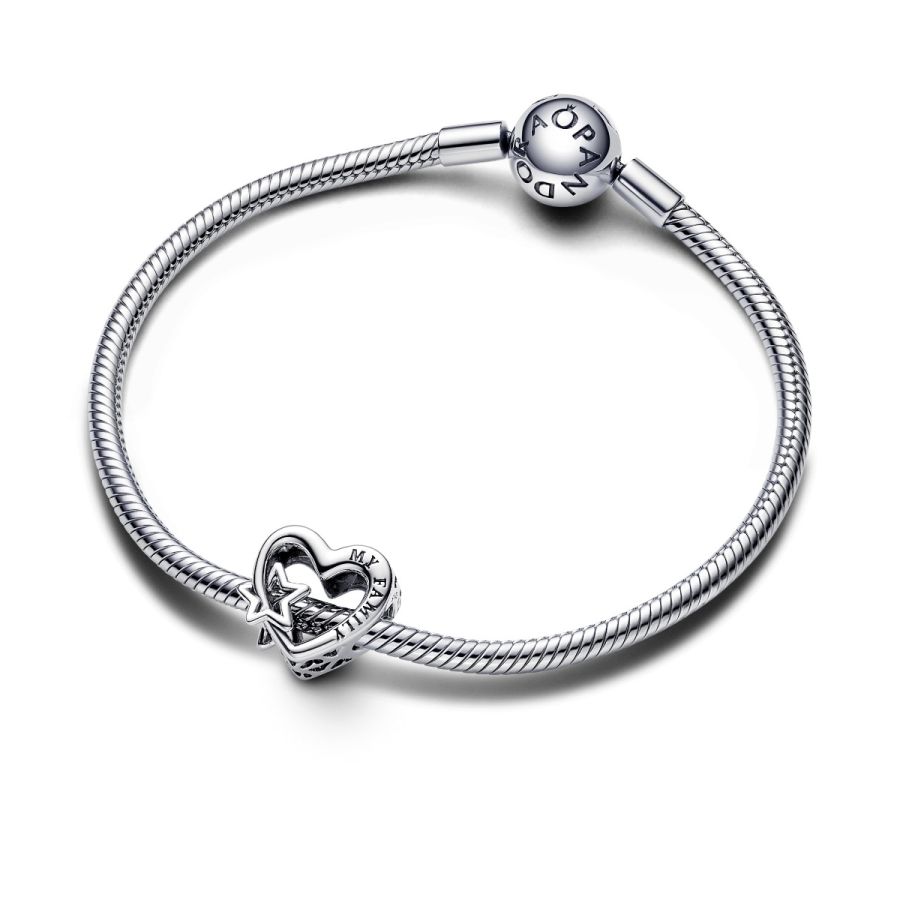 Pandora Openwork Family Heart & Star Charm - Image 5
