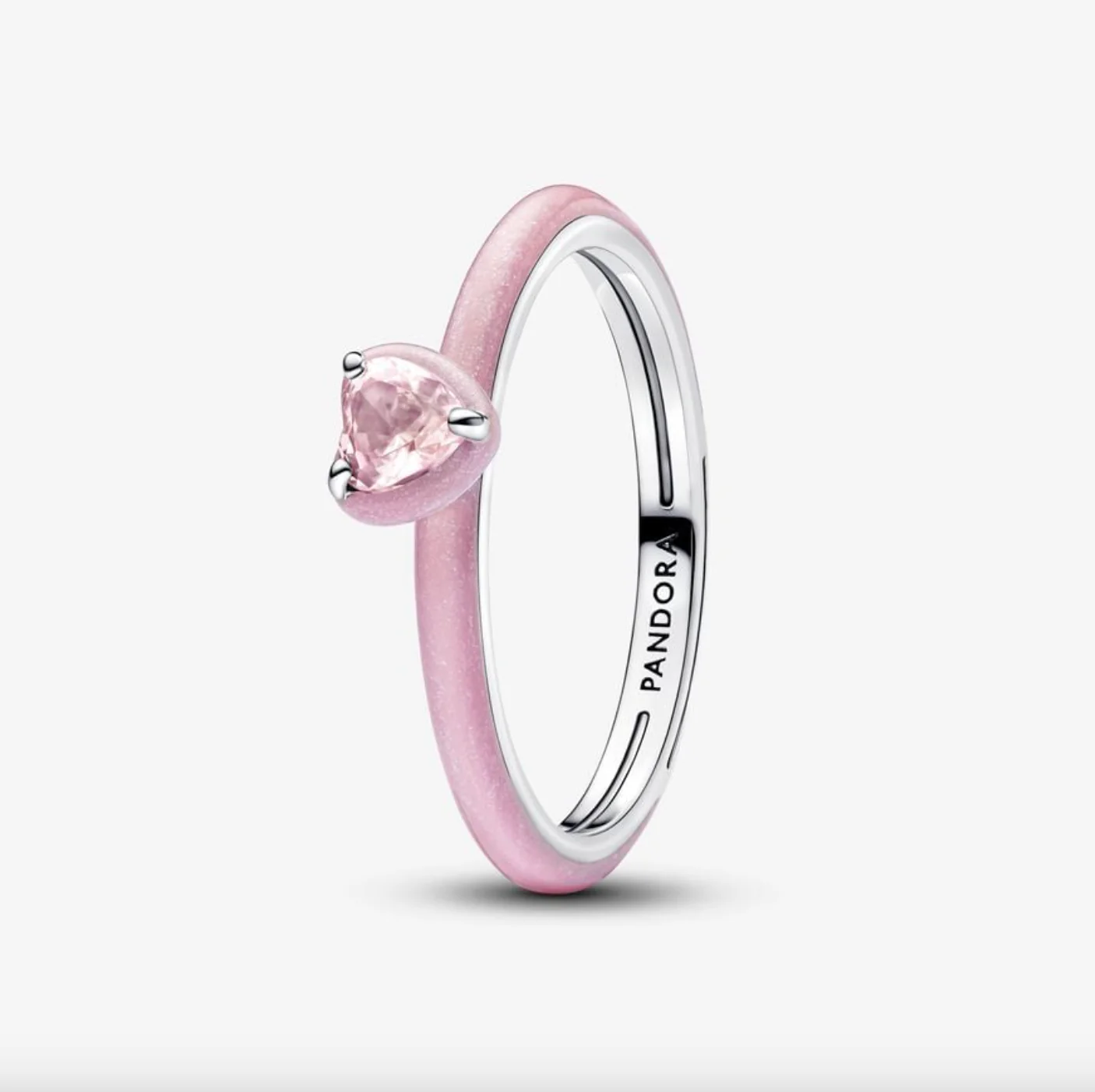 Pandora Pink Chakra Heart Ring