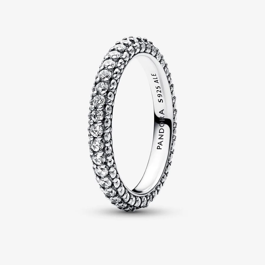 Pandora Pavé Single-row Ring