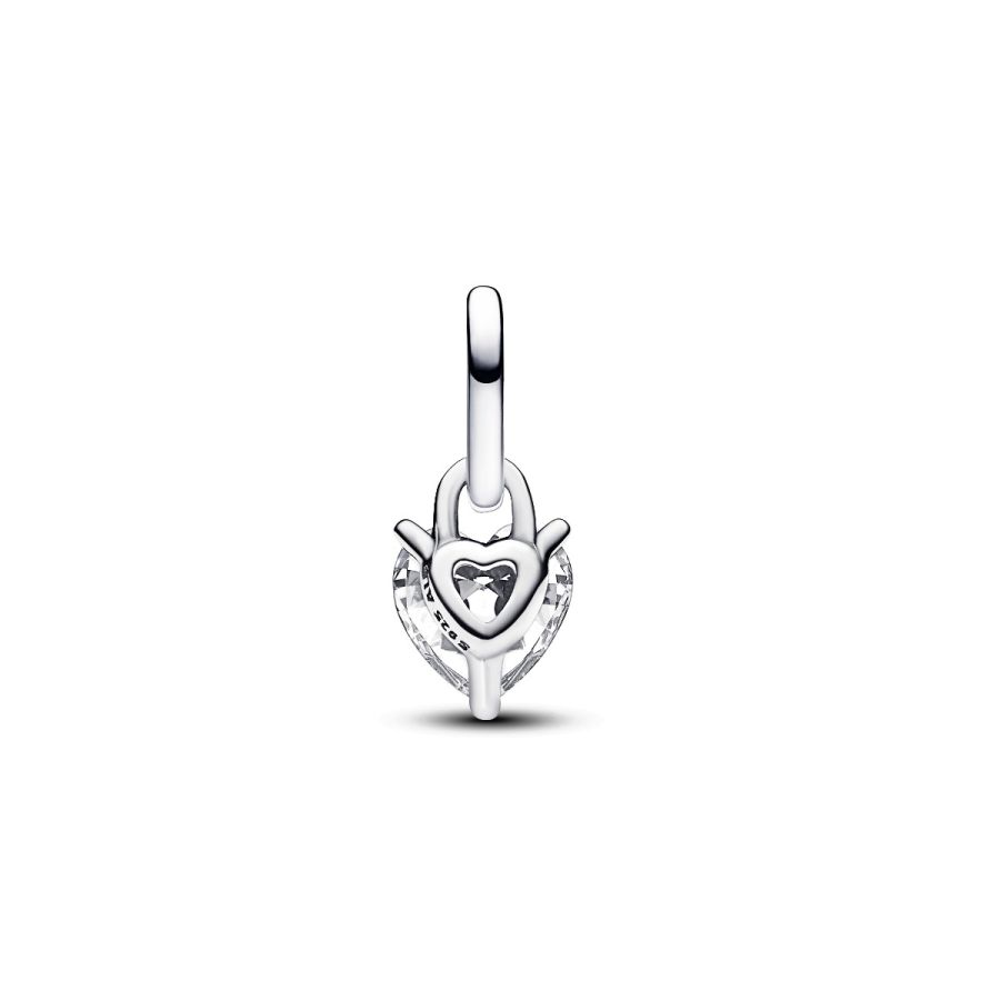 Pandora Keyhole Heart Mini Dangle Charm - Image 3