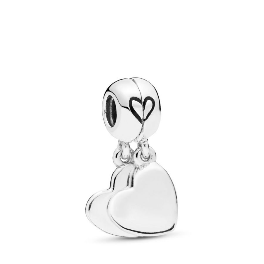 Pandora Mother & Son Heart Split Dangle Charm - Image 4