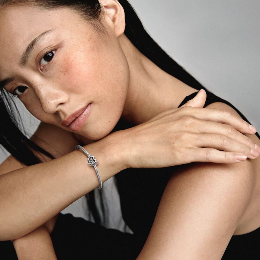 Pandora Entwined Infinite Hearts Charm - Image 3