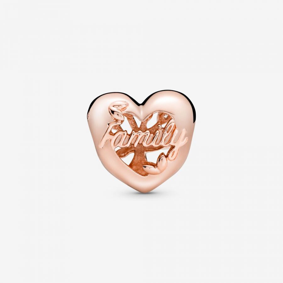 Pandora Openwork Family Tree Heart Charm - Image 3