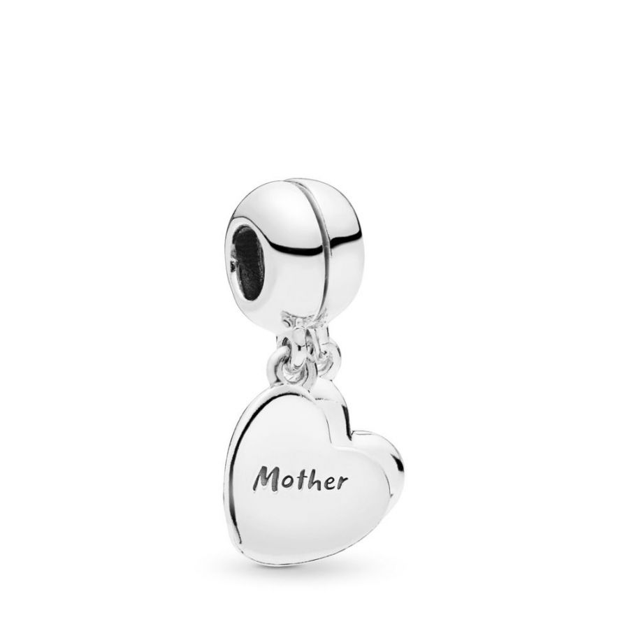 Pandora Mother & Son Heart Split Dangle Charm - Image 3